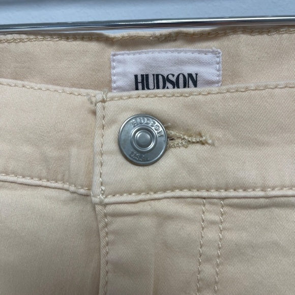 HUDSON Jeans Rosalie Bleached Sand High-Rise Wide Leg Cargo Jean - Size 33 - NWT - Picture 4 of 7